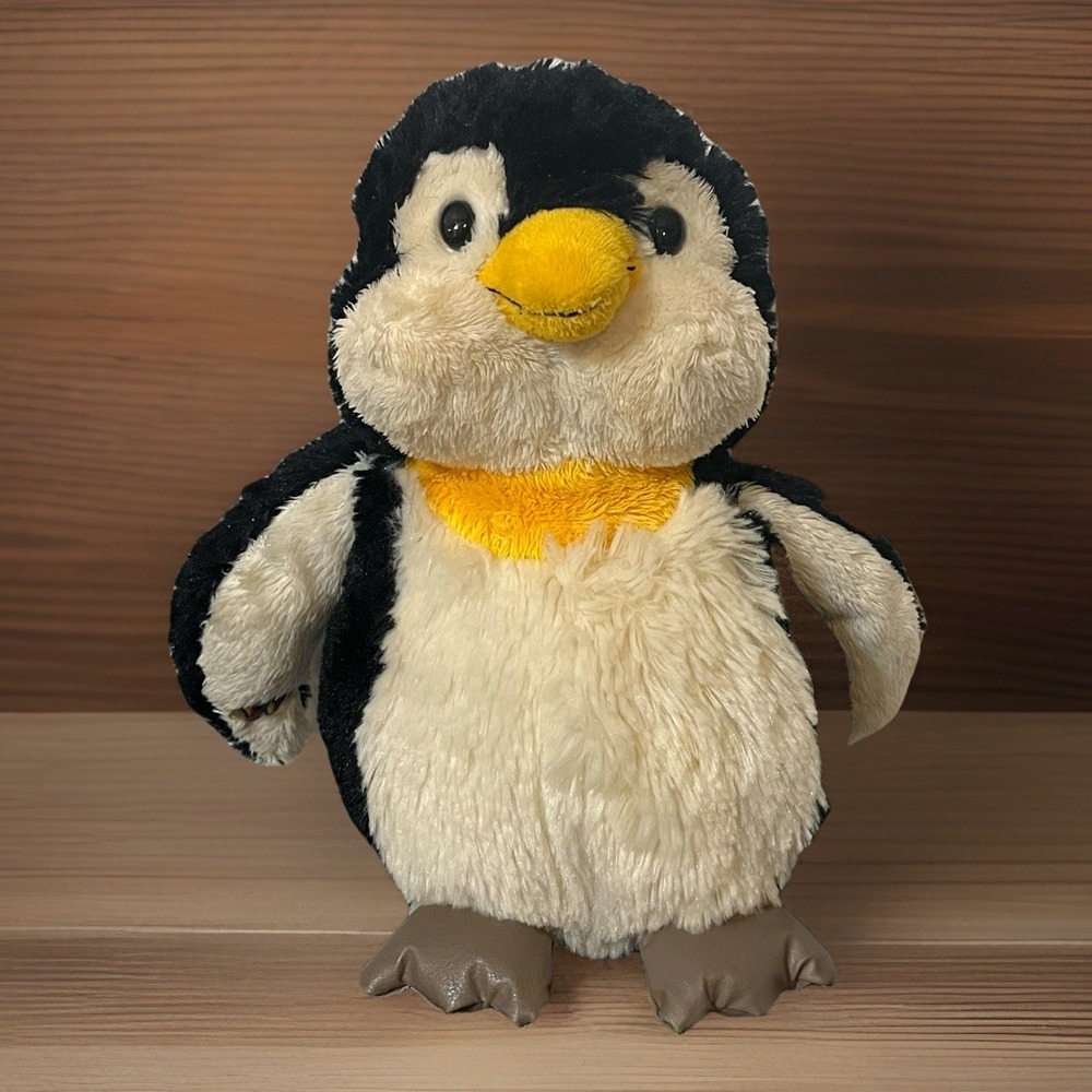 Ganz Webkinz Penguin Plush Stuffed Animal White Black 9" inch HM132 NO CODE